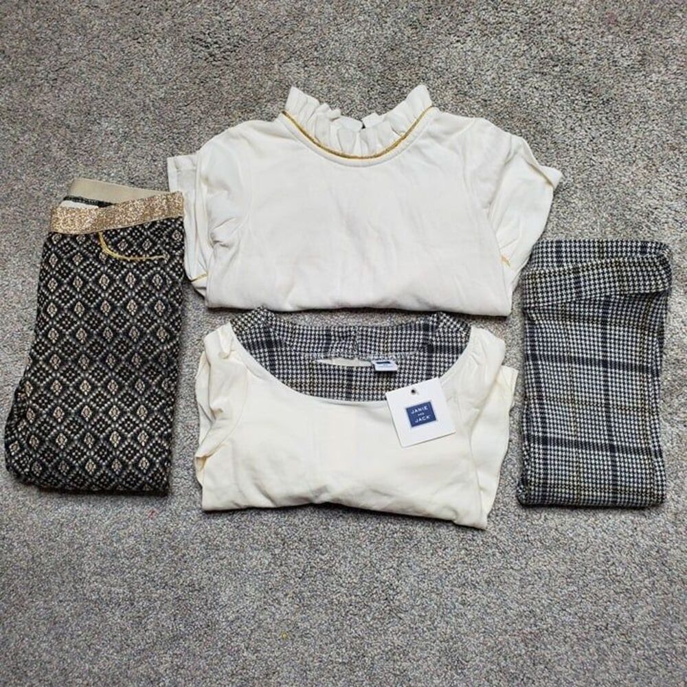 Toddler Girl Pant Outfits Set of 2 Janie & Jack, Osh Kosh NICE Elegant Size 2T
